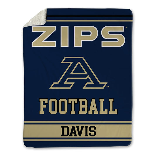 Akron - NCAA Football : Paul Davis - Blanket-0