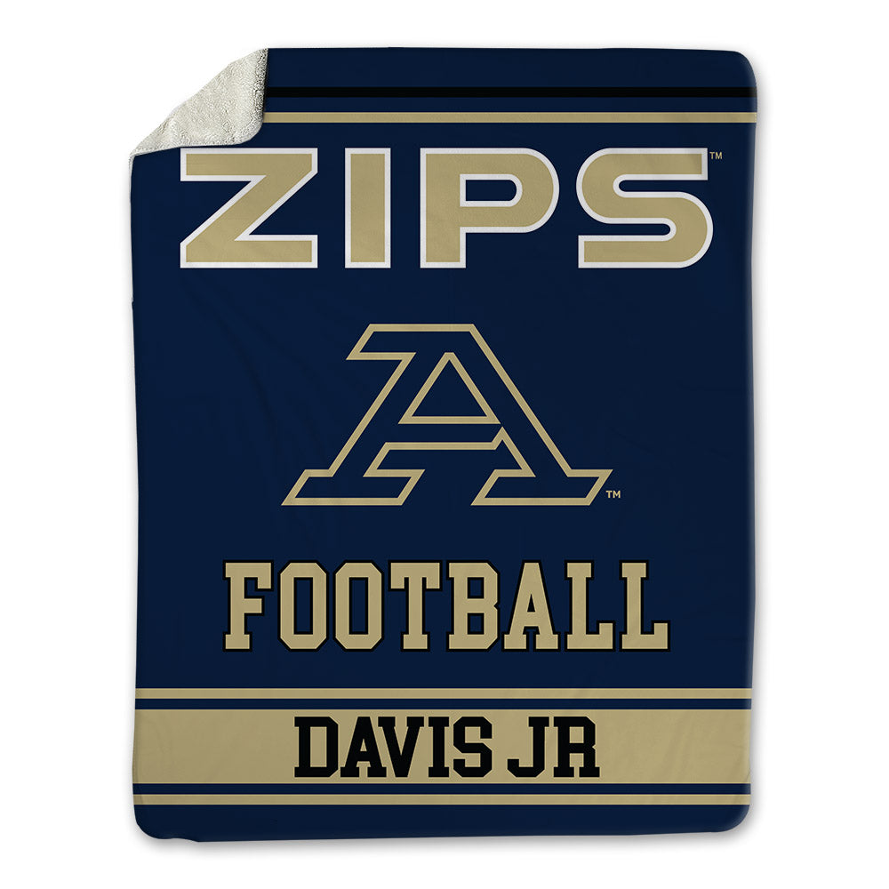 Akron - NCAA Football : Tairan Davis jr - Blanket-0