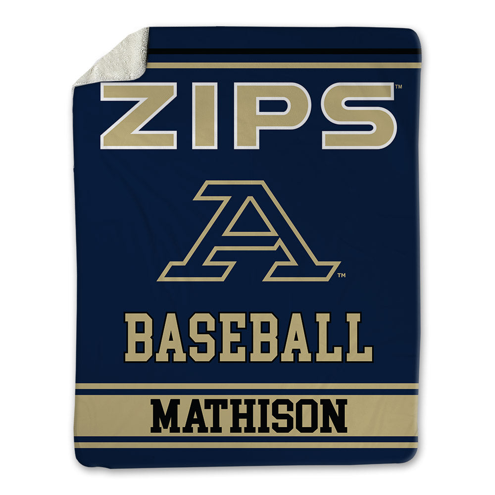 Akron - NCAA Baseball : Gabe Mathison - Blanket-0