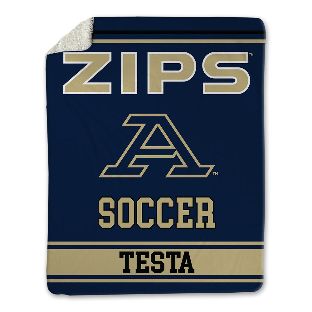 Akron - NCAA Men's Soccer : Noa Testa - Blanket-0