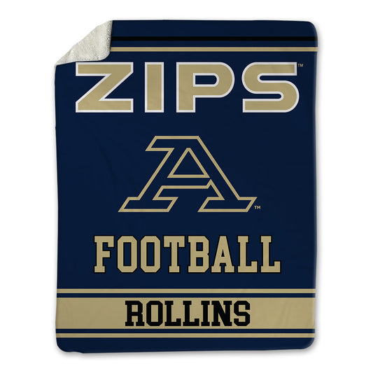 Akron - NCAA Football : Elzea Rollins - Blanket-0