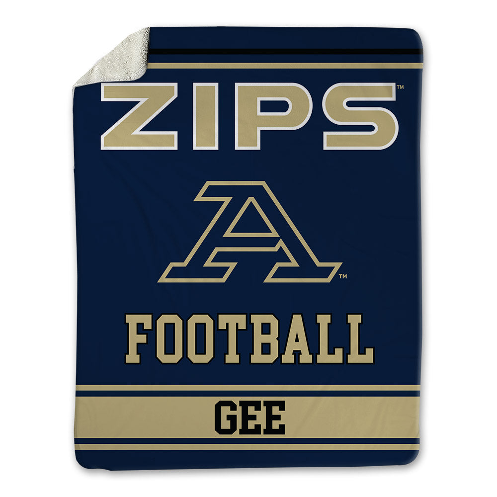 Akron - NCAA Football : Chris Gee - Blanket-0