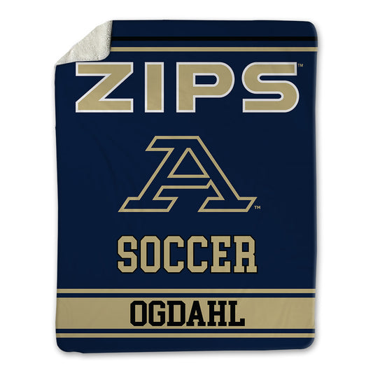 Akron - NCAA Women's Soccer : Emma Ogdahl - Blanket-0