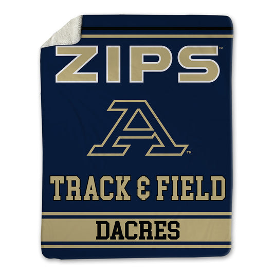 Akron - NCAA Men's Track & Field : Isaac Dacres - Blanket-0