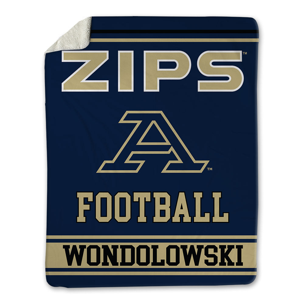 Akron - NCAA Football : Austin Wondolowski - Blanket-0