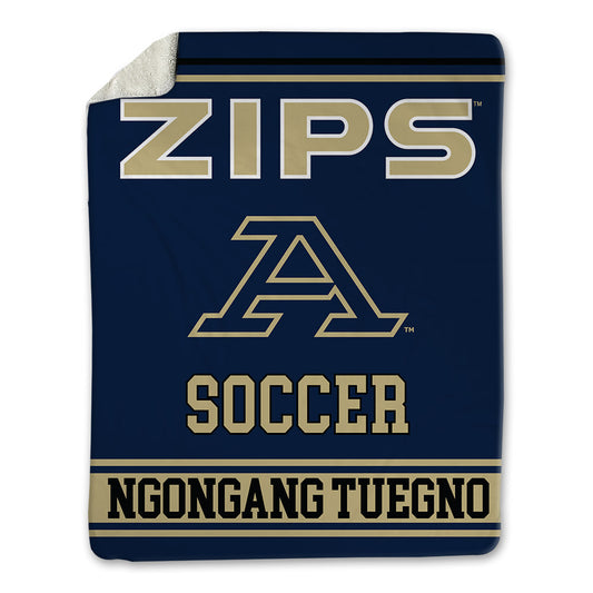 Akron - NCAA Men's Soccer : Farrel Ngongang Tuegno - Blanket-0
