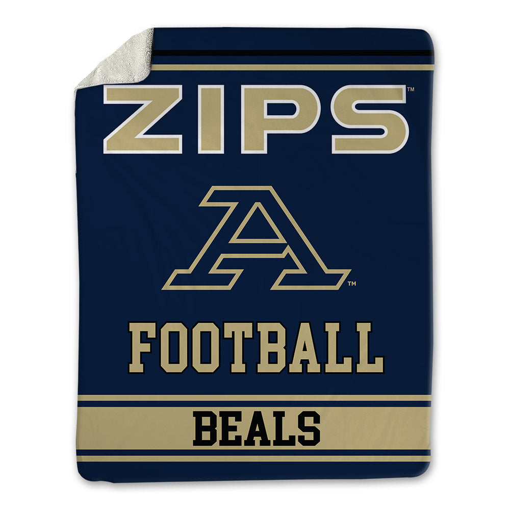 Akron - NCAA Football : Semaj Beals - Blanket-0