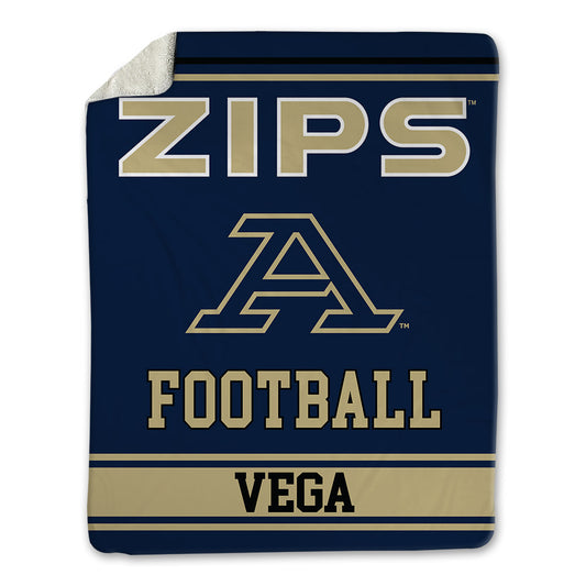 Akron - NCAA Football : Eddie Vega - Blanket-0