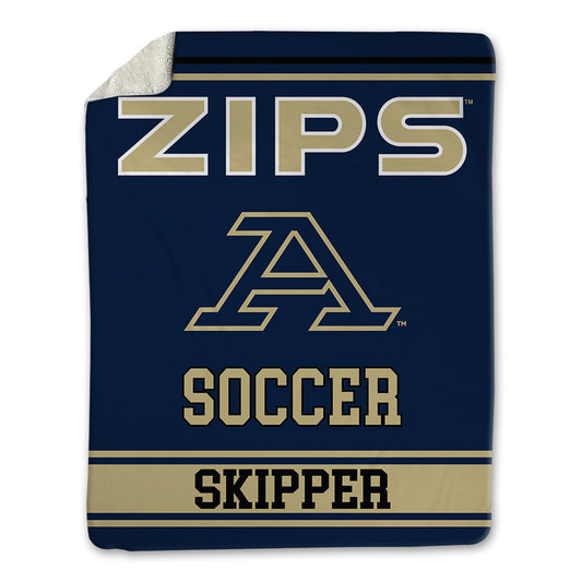 Akron - NCAA Women's Soccer : Holly Skipper - Blanket-0