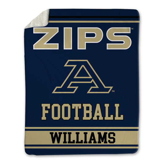 Akron - NCAA Football : Marcel Williams - Blanket-0