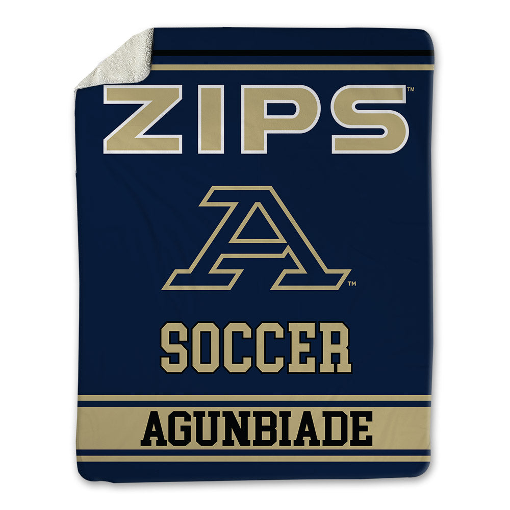Akron - NCAA Men's Soccer : Remi Agunbiade - Blanket-0