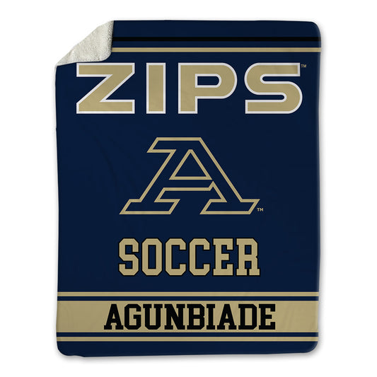 Akron - NCAA Men's Soccer : Remi Agunbiade - Blanket-0