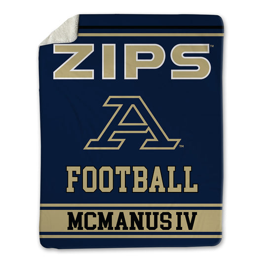Akron - NCAA Football : Kenneth McManus IV - Blanket-0