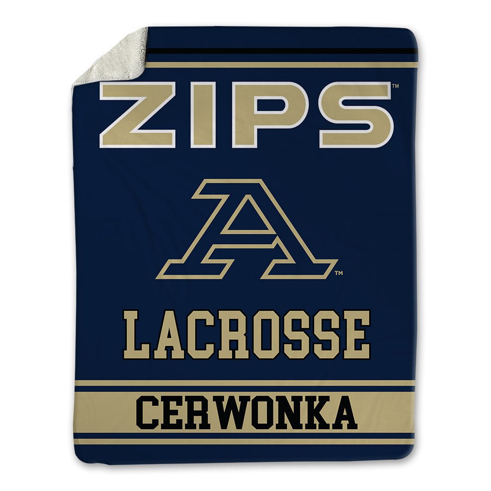 Akron - NCAA Women's Lacrosse : Kiran Cerwonka - Blanket-0
