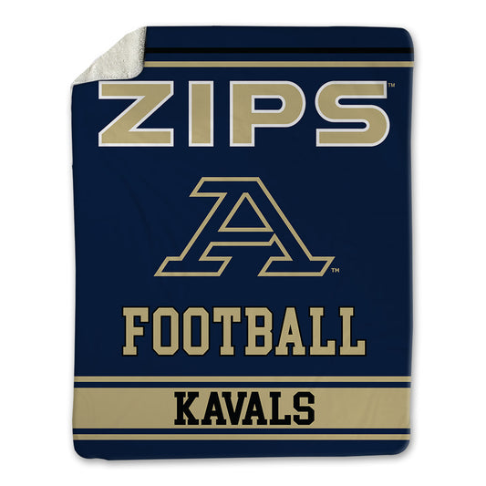 Akron - NCAA Football : Vann Kavals - Blanket-0