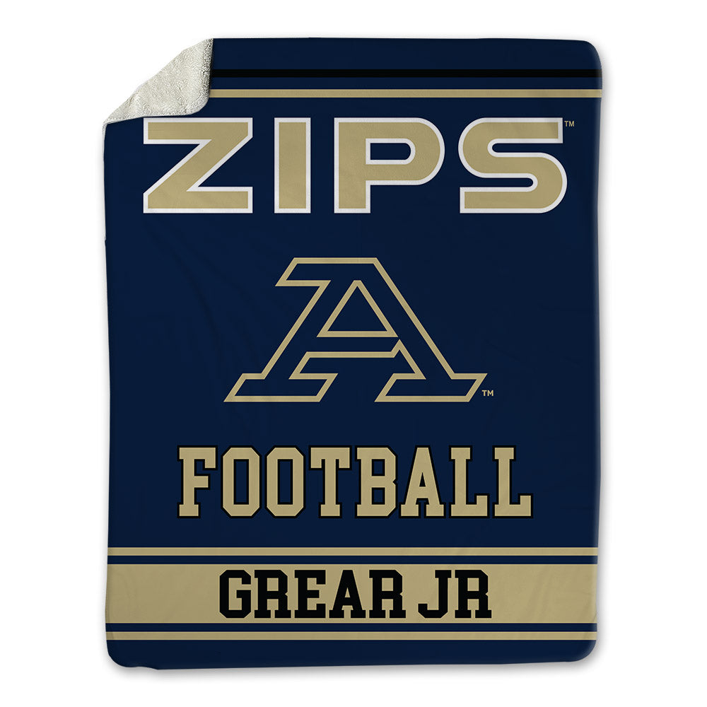 Akron - NCAA Football : Tim Grear Jr - Blanket-0