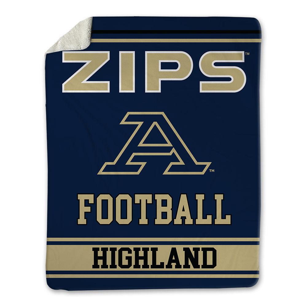Akron - NCAA Football : Vaughn Highland - Blanket-0