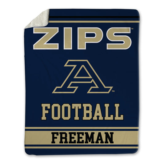 Akron - NCAA Football : Fahrell Freeman - Blanket-0