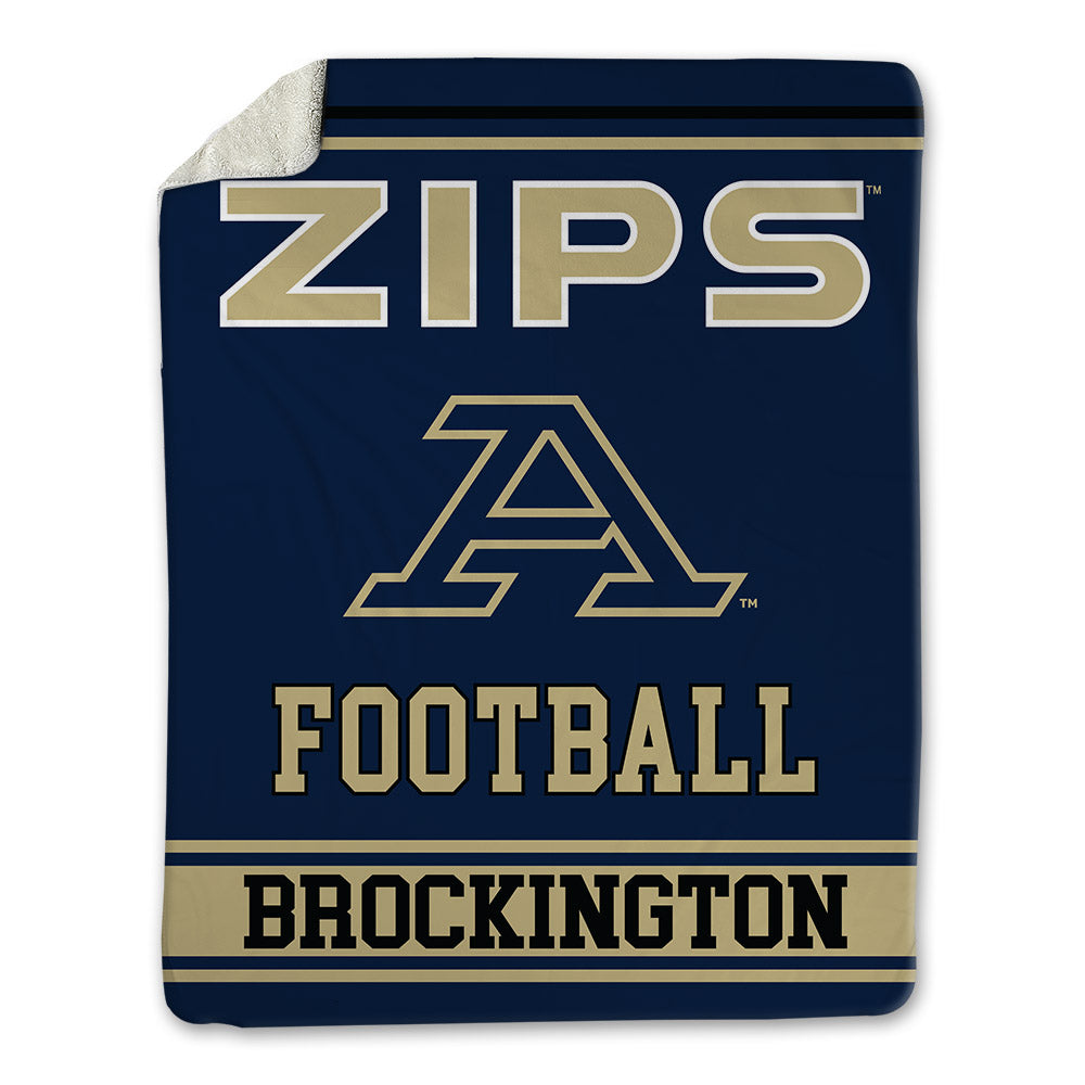 Akron - NCAA Football : Zy Brockington - Blanket-0