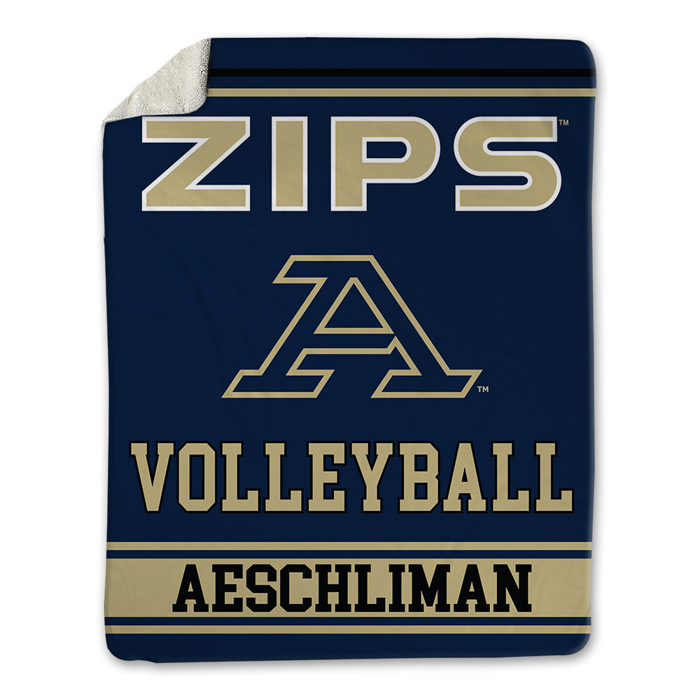 Akron - NCAA Women's Volleyball : Jordyn Aeschliman - Blanket-0
