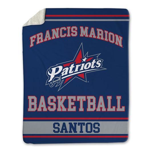 Francis Marion - NCAA Men's Basketball : Troy Santos - Blanket-0
