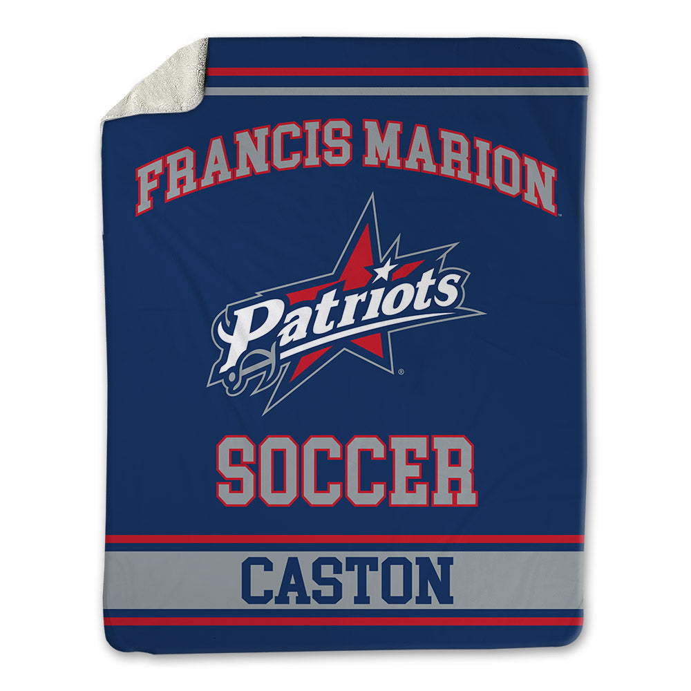 Francis Marion - NCAA Men's Soccer : Gabriel Caston - Blanket-0