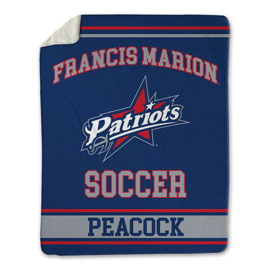 Francis Marion - NCAA Men's Soccer : Aedan Peacock - Blanket-0
