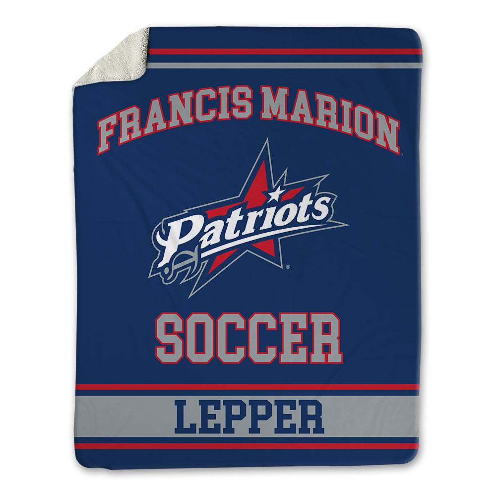 Francis Marion - NCAA Women's Soccer : Cora Lepper - Blanket-0