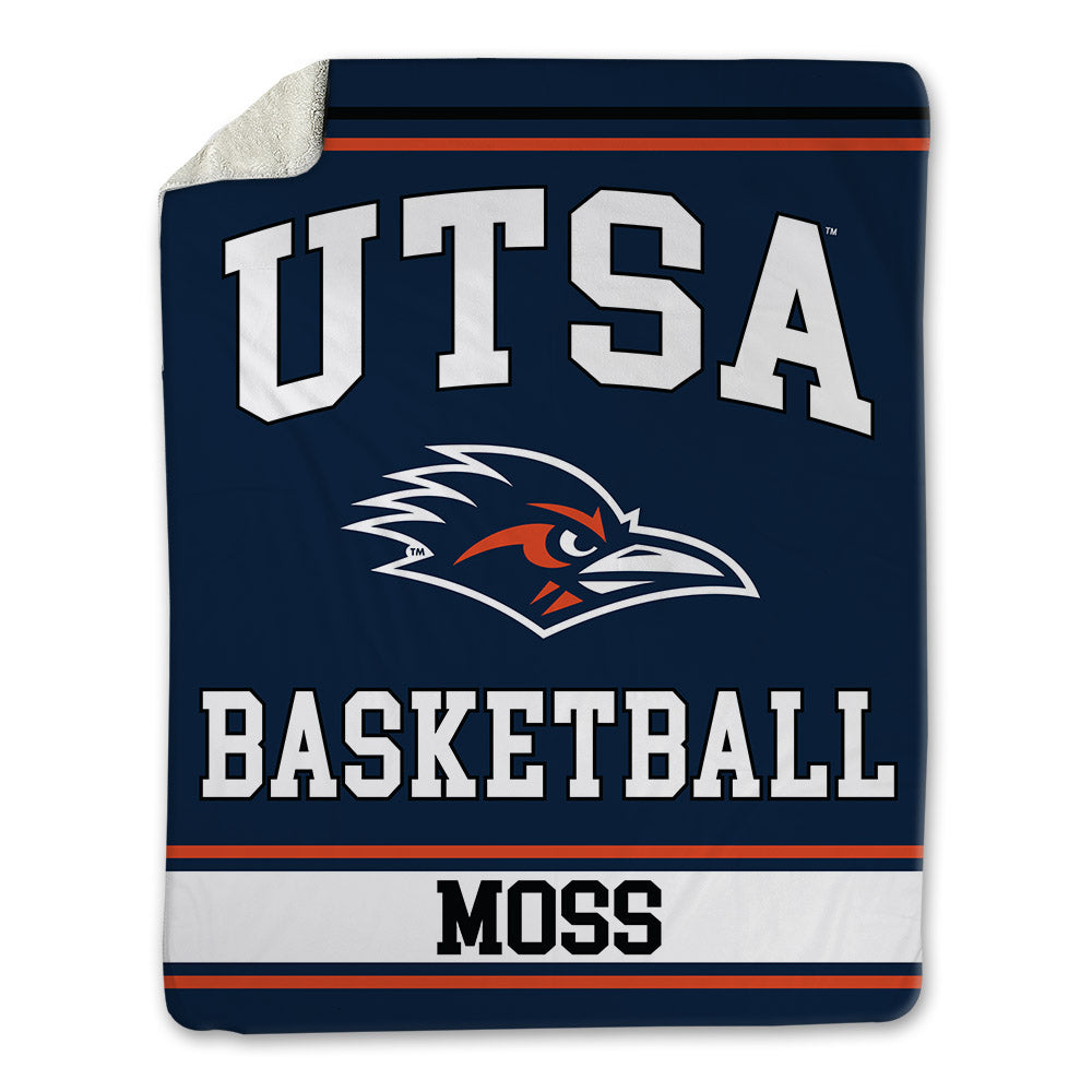 UTSA - NCAA Men's Basketball : Brent Moss - Blanket-0