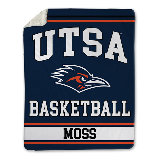 UTSA - NCAA Men's Basketball : Brent Moss - Blanket-0