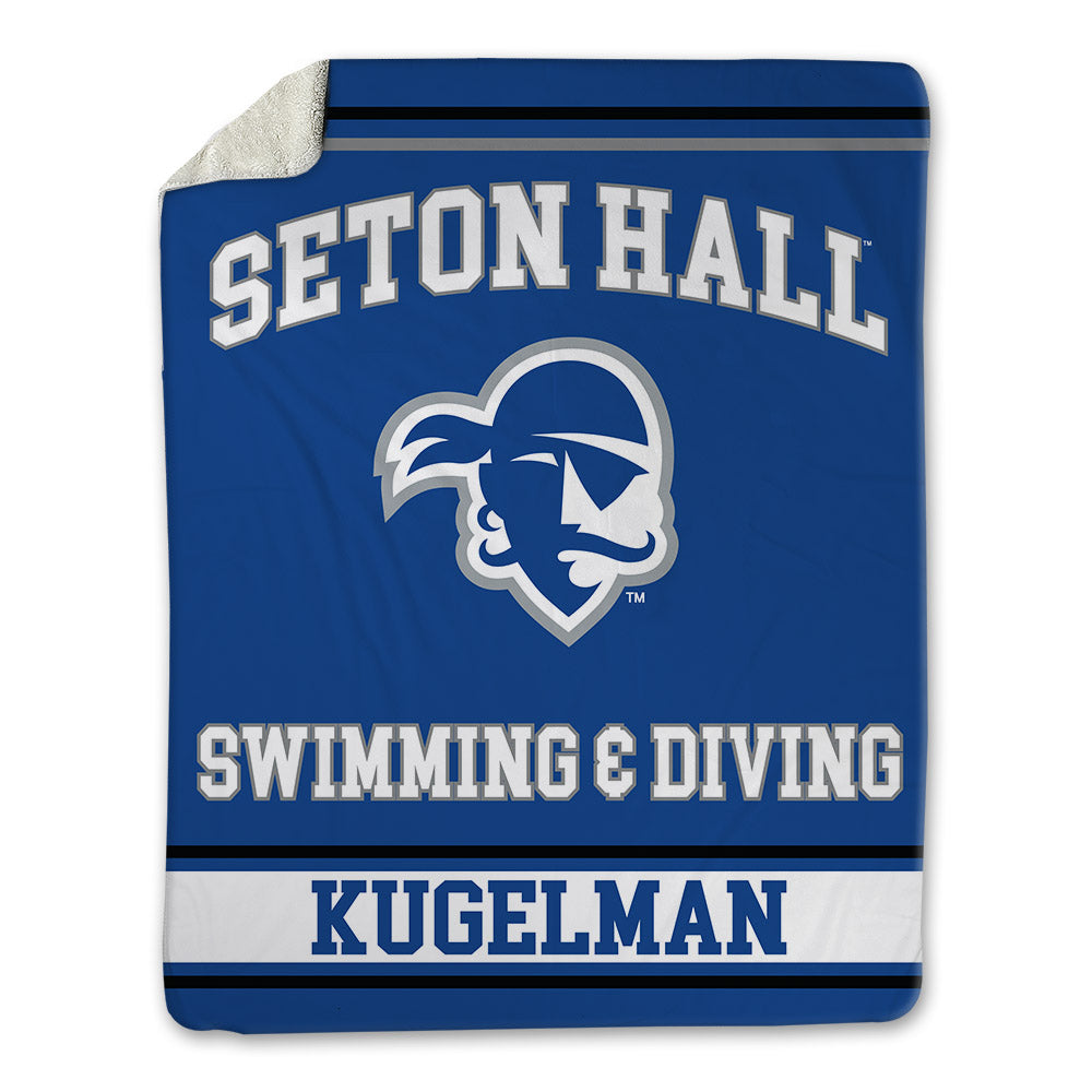 Seton Hall - NCAA Women's Swimming & Diving : Amy Kugelman - Blanket-0