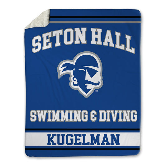 Seton Hall - NCAA Women's Swimming & Diving : Amy Kugelman - Blanket-0