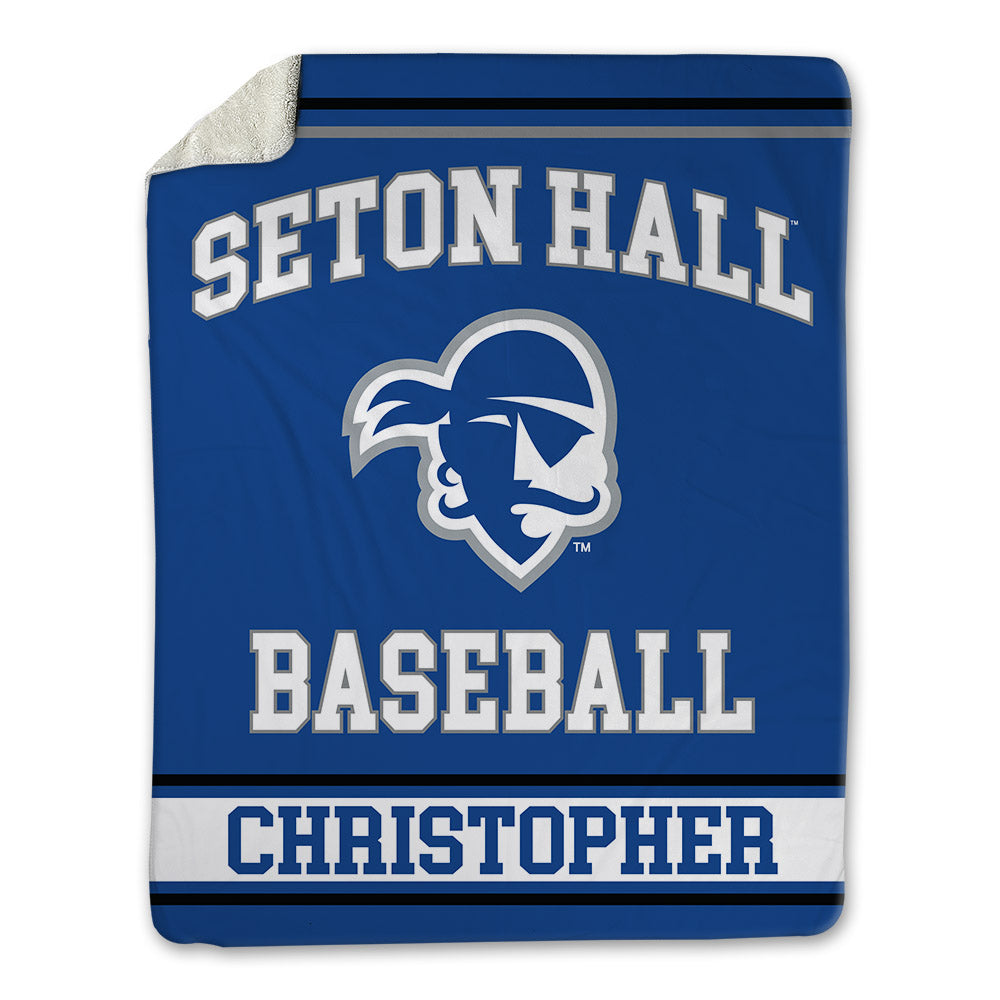 Seton Hall - NCAA Baseball : Mason Christopher - Blanket-0