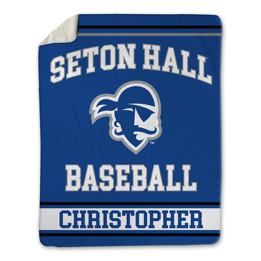 Seton Hall - NCAA Baseball : Mason Christopher - Blanket-0