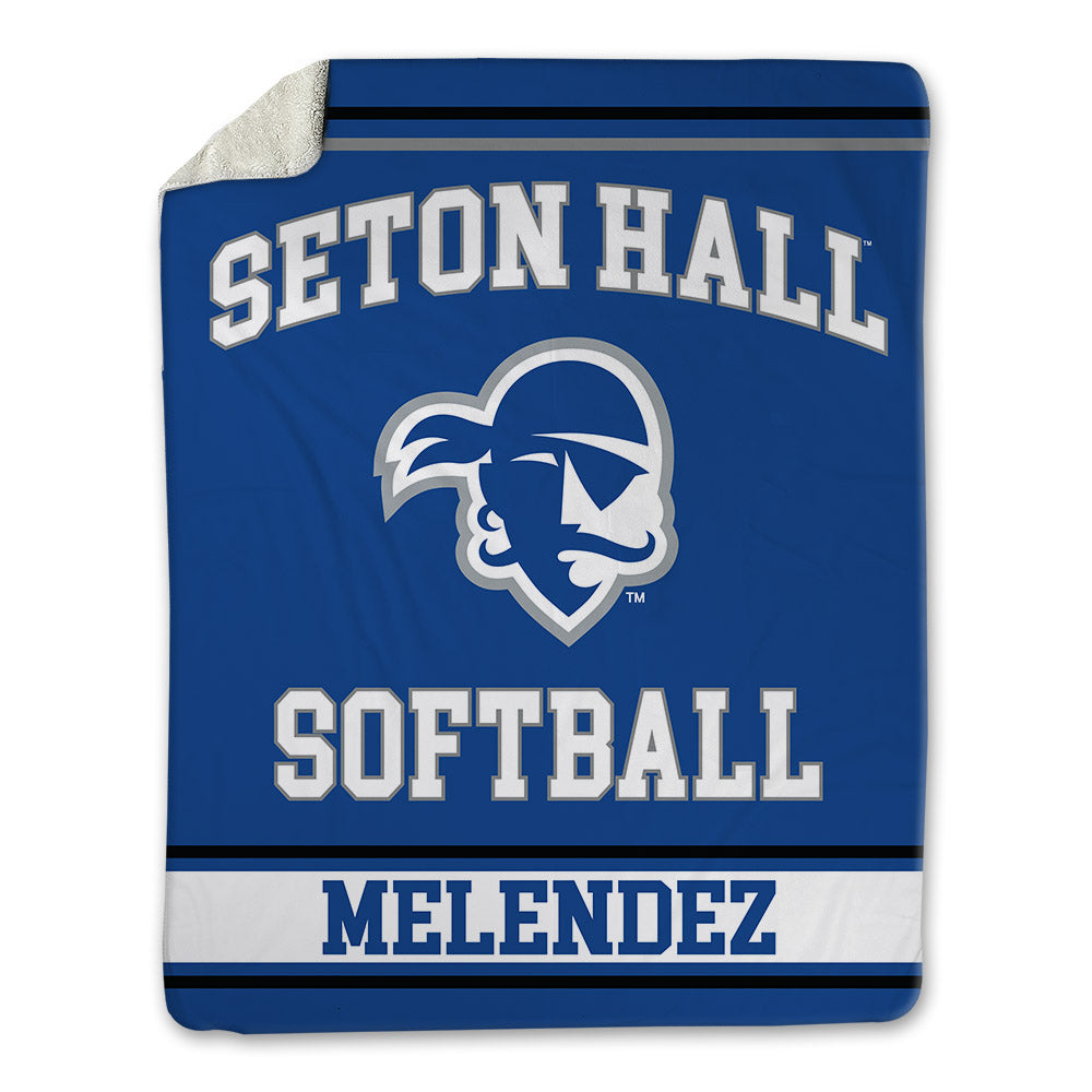 Seton Hall - NCAA Softball : Tiffany Melendez - Blanket-0