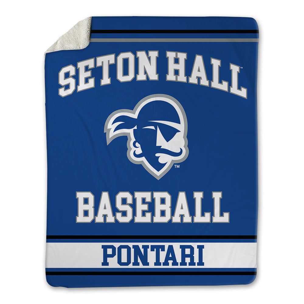 Seton Hall - NCAA Baseball : Matt Pontari - Blanket-0