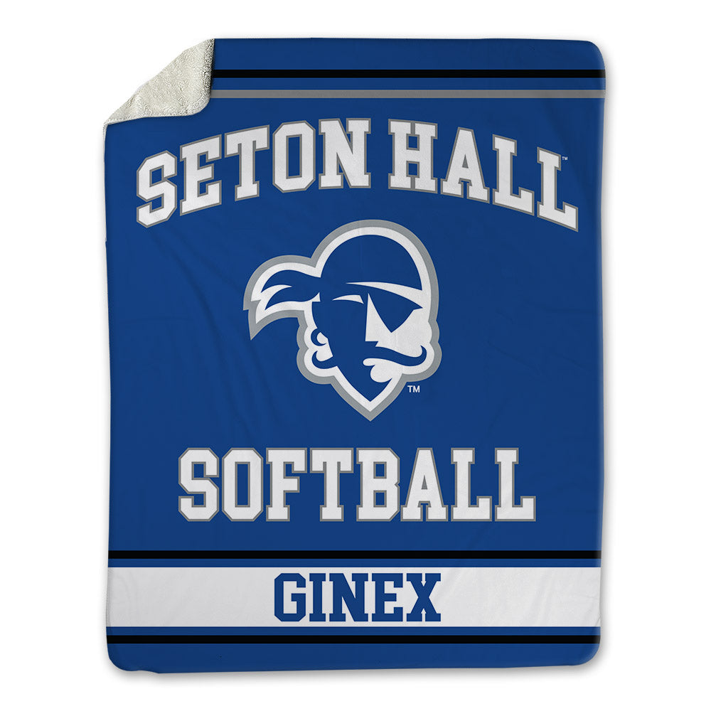Seton Hall - NCAA Softball : Christina Ginex - Blanket-0