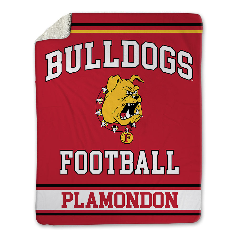 Ferris State - NCAA Football : Jake Plamondon - Blanket-0
