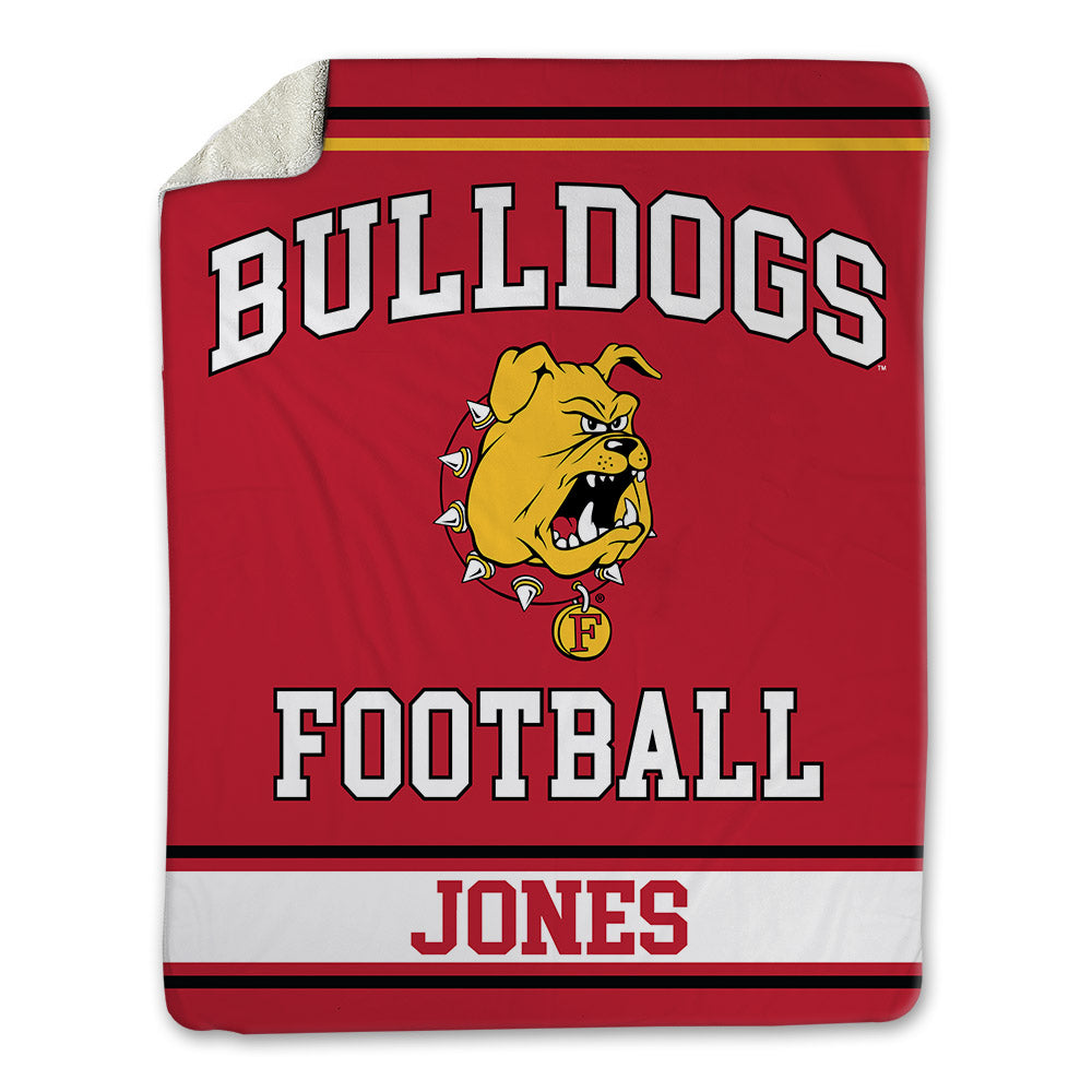 Ferris State - NCAA Football : Daviere Jones - Blanket-0
