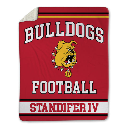 Ferris State - NCAA Football : Milton Standifer IV - Blanket-0