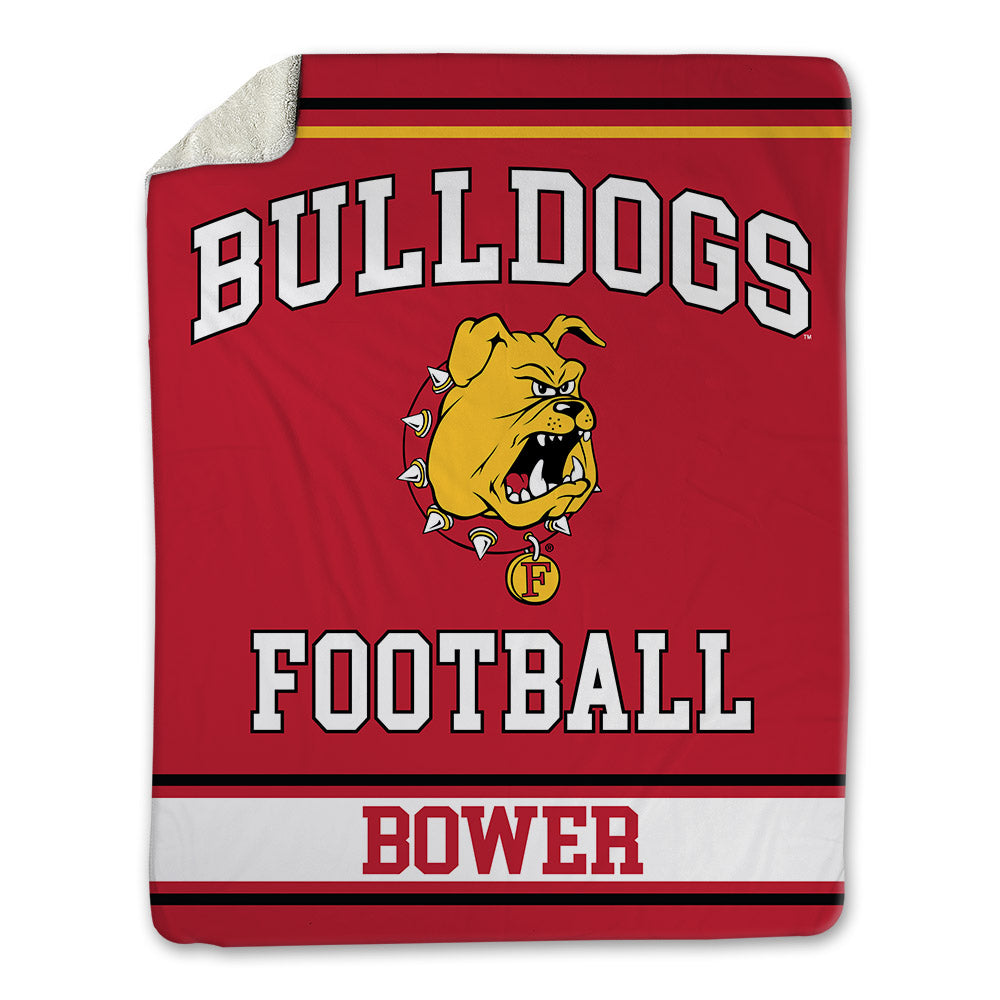 Ferris State - NCAA Football : Tarick Bower - Blanket-0