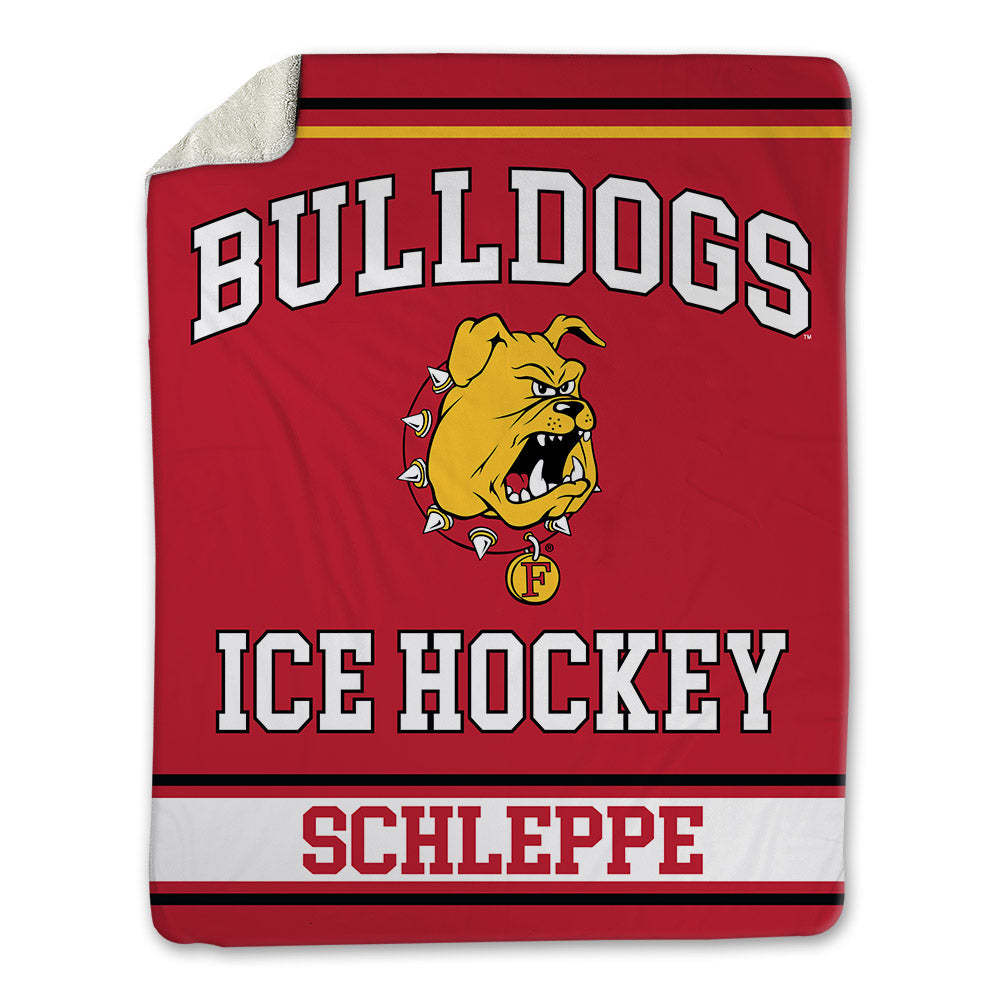 Ferris State - NCAA Men's Ice Hockey : Tyler Schleppe - Blanket-0