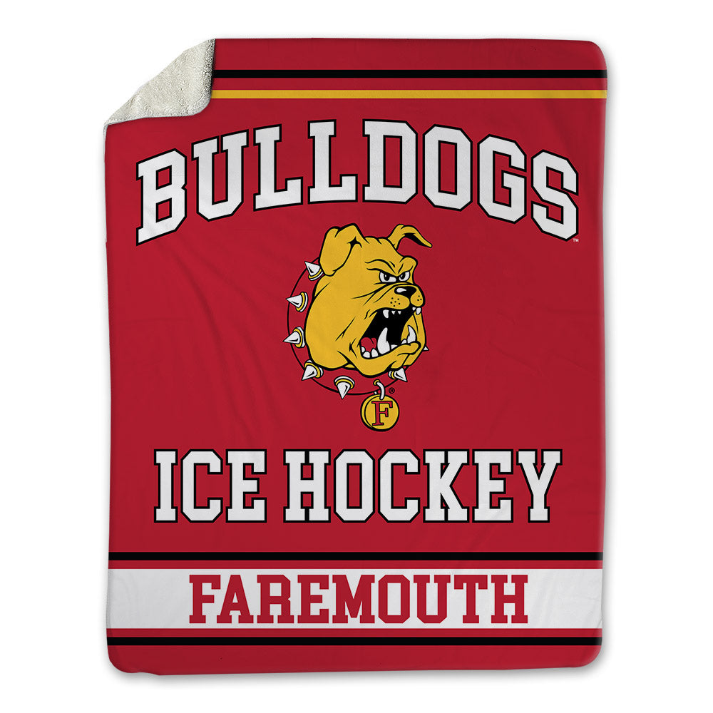 Ferris State - NCAA Men's Ice Hockey : Zach Faremouth - Blanket-0