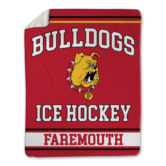 Ferris State - NCAA Men's Ice Hockey : Zach Faremouth - Blanket-0