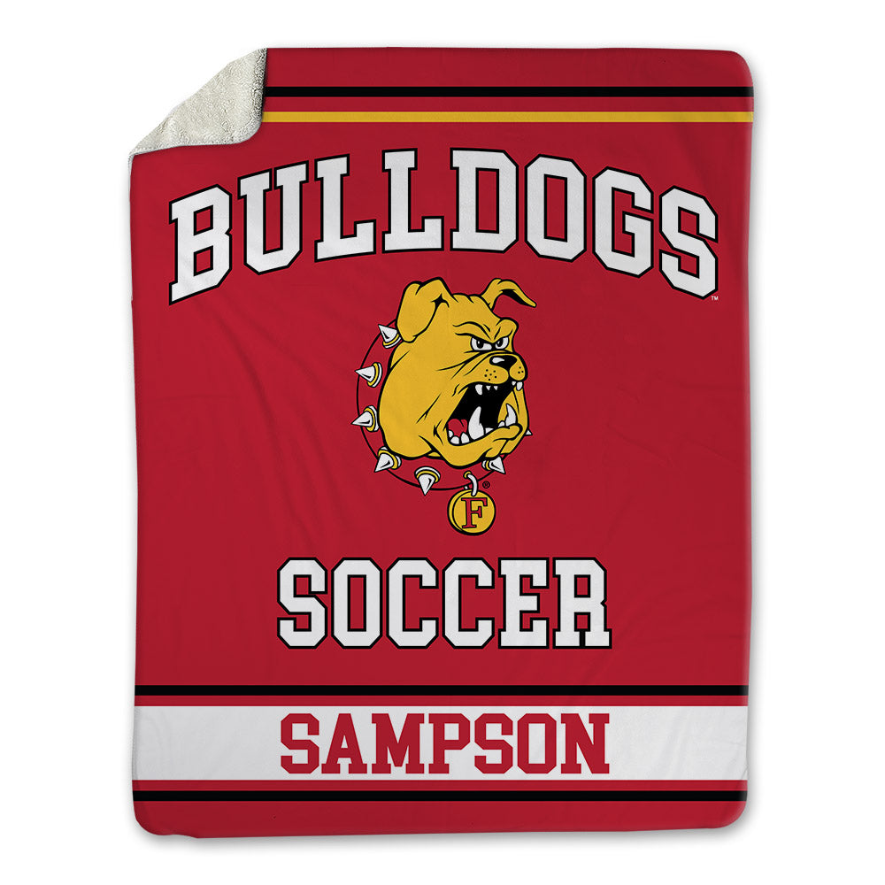 Ferris State - NCAA Women's Soccer : Grace Sampson - Blanket-0