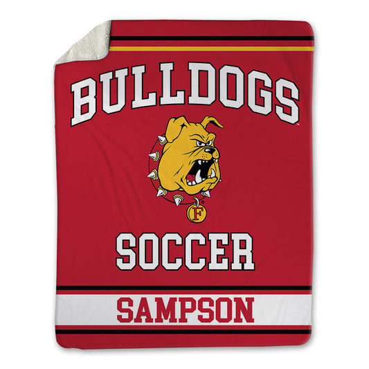 Ferris State - NCAA Women's Soccer : Grace Sampson - Blanket-0