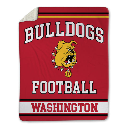 Ferris State - NCAA Football : Jaylen Washington - Blanket-0