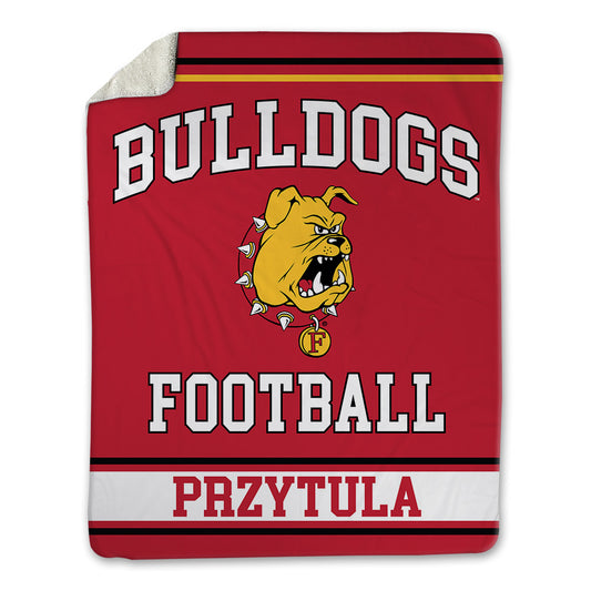 Ferris State - NCAA Football : Ben Przytula - Blanket-0