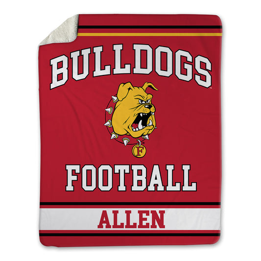 Ferris State - NCAA Football : Timothy Allen - Blanket-0