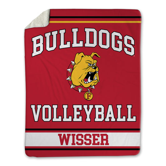 Ferris State - NCAA Women's Volleyball : Corrie Wisser - Blanket-0